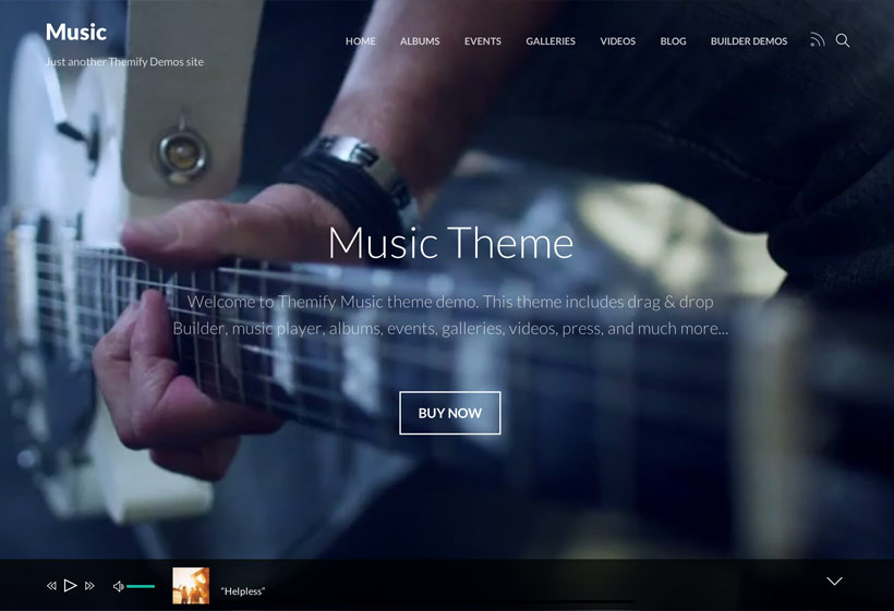 Music Theme Premium WordPress Theme Shared (Advanced)